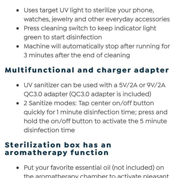 Simply Natural UV Sterilizer Box - Picture 11 of 12